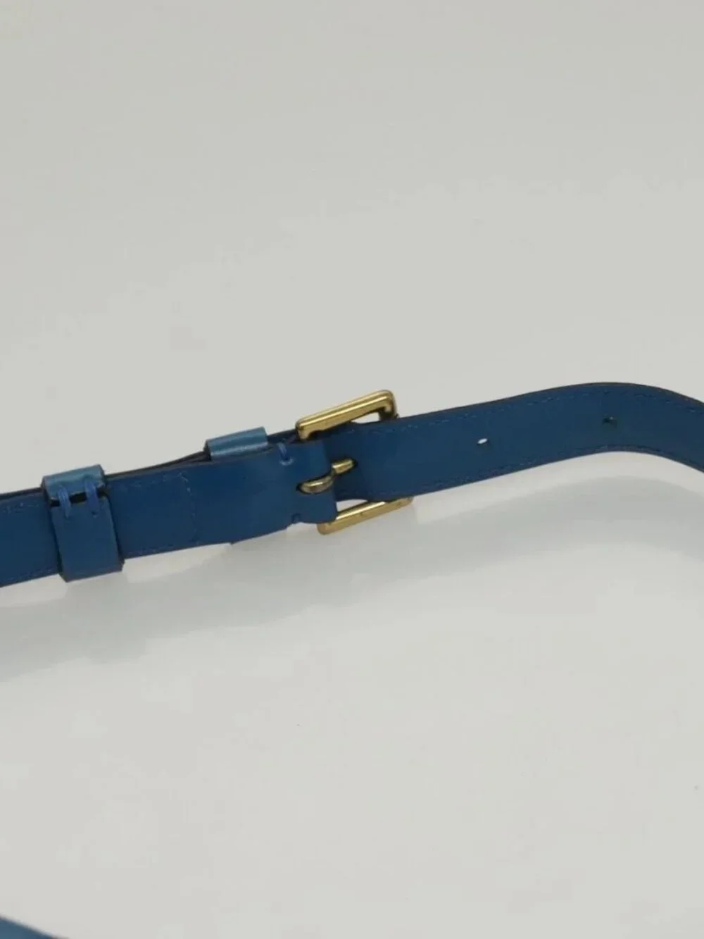 LOUIS VUITTON Epi Saint Cloud GM Shoulder Bag Toledo Blue M52195 LV Auth 117532